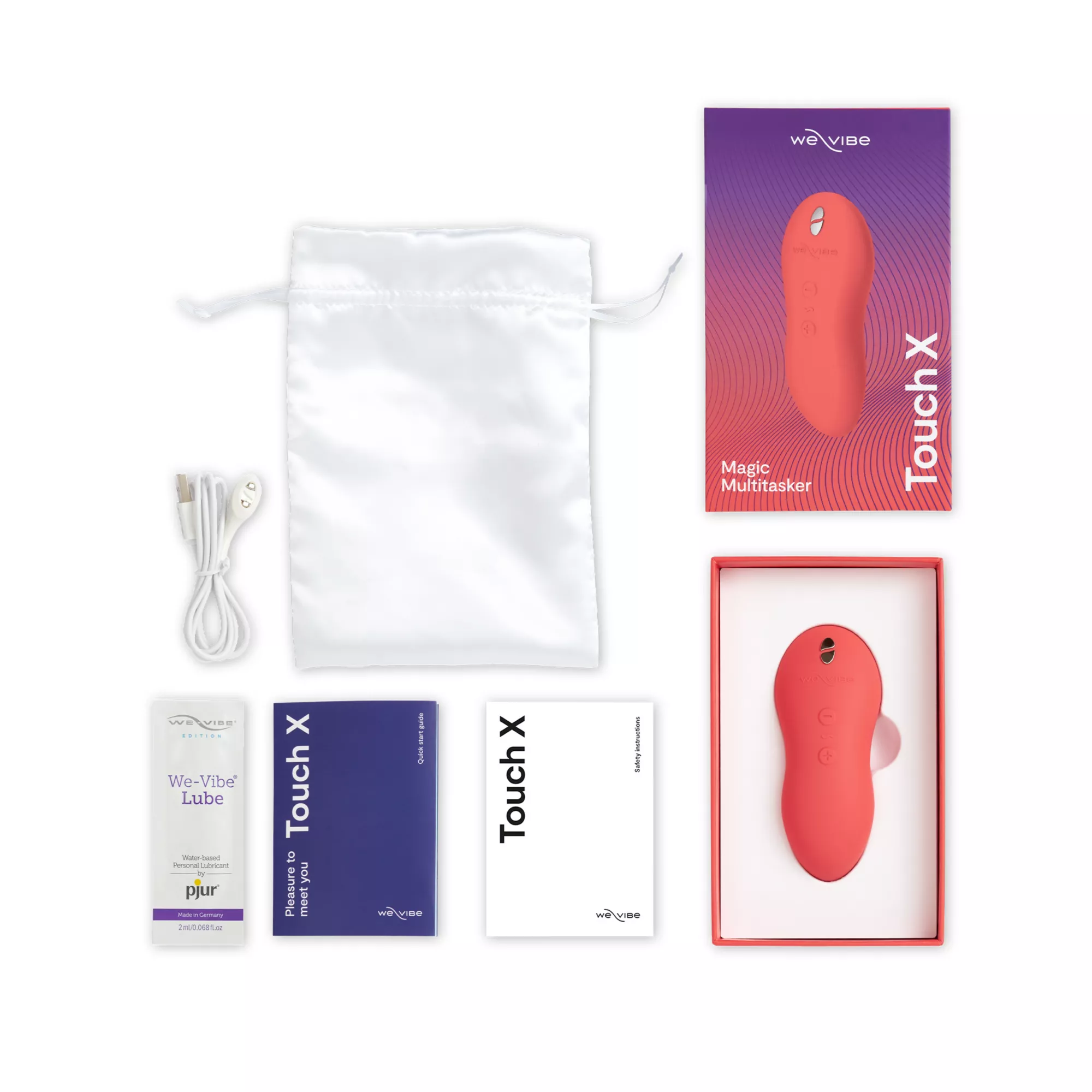 We-Vibe Touch X Vibrator Coral at Spencer's