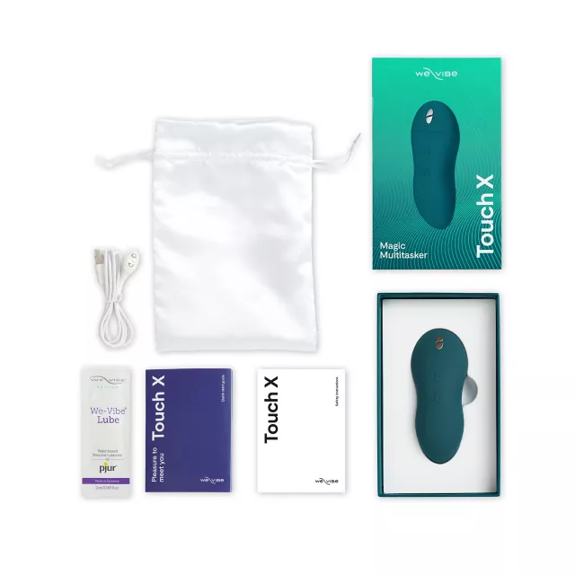 We-Vibe Touch X Vibrator Green Velvet at Spencer's