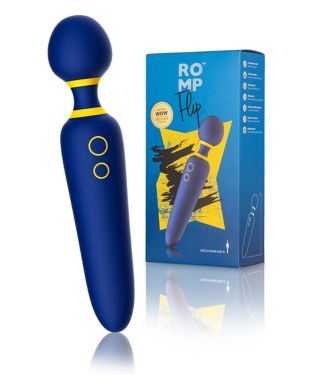 Flip Multi-Function Multi-Speed Rechargeable Waterproof Wand Massager 9 Inch - ROMP