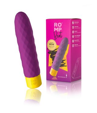 Beat Multi-Function Rechargeable Bullet Vibrator 5.9 Inch - ROMP
