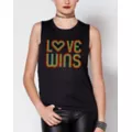 Love Wins Rainbow Pride Tank Top at Spencer's