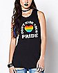 Rainbow Heart Don't Hide Your Pride Tank Top