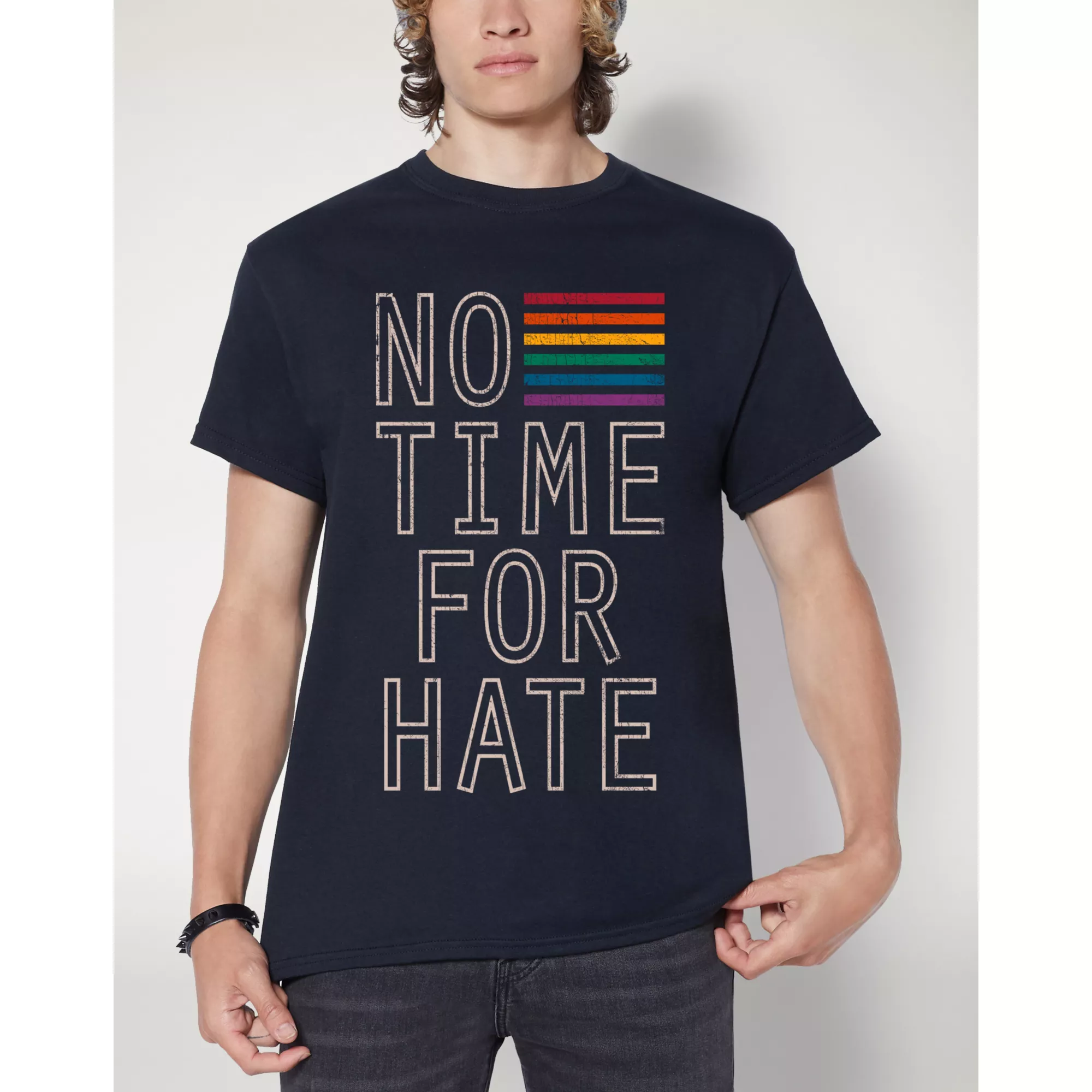 No Time For Hate Pride T Shirt at Spencer's
