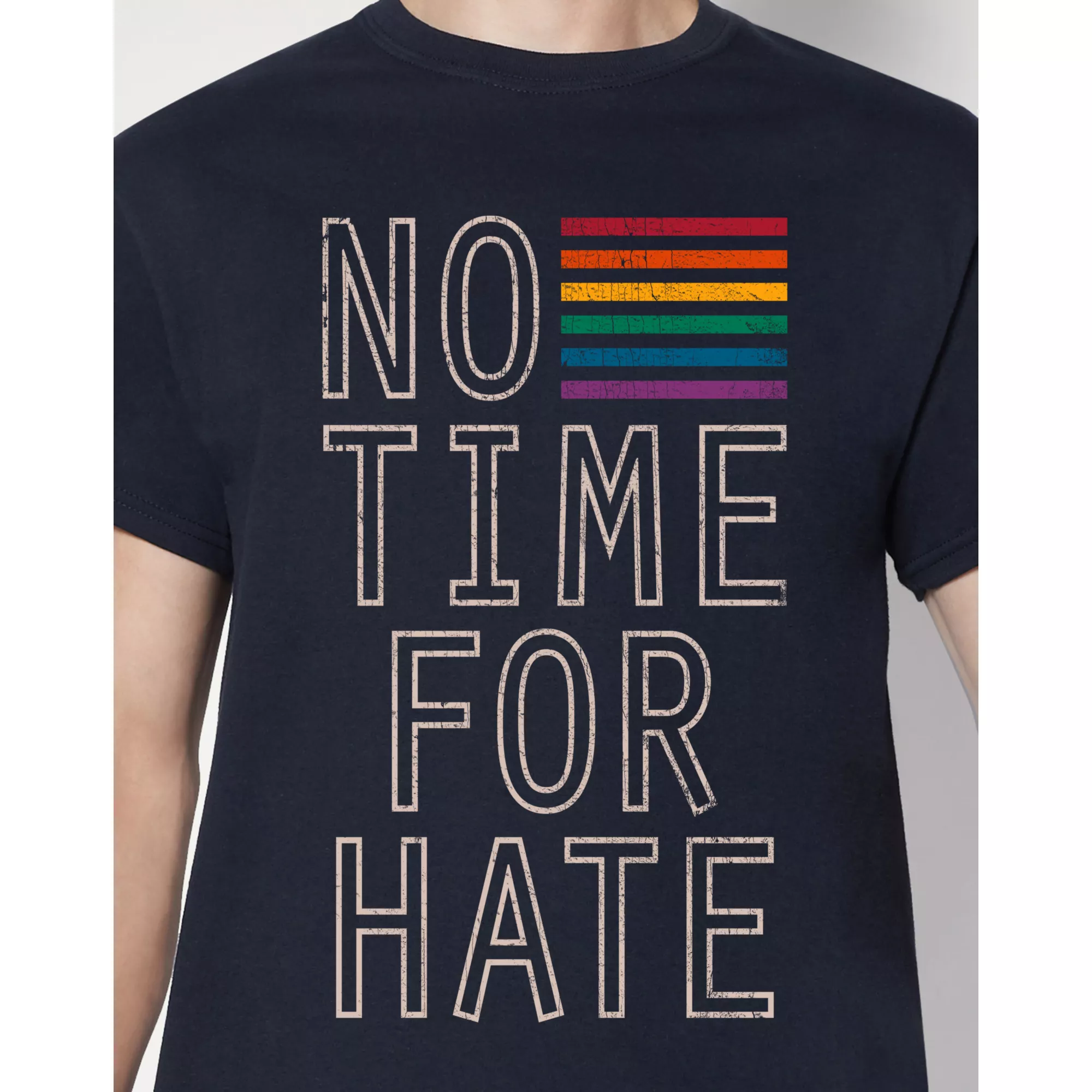 No Time For Hate Pride T Shirt at Spencer's