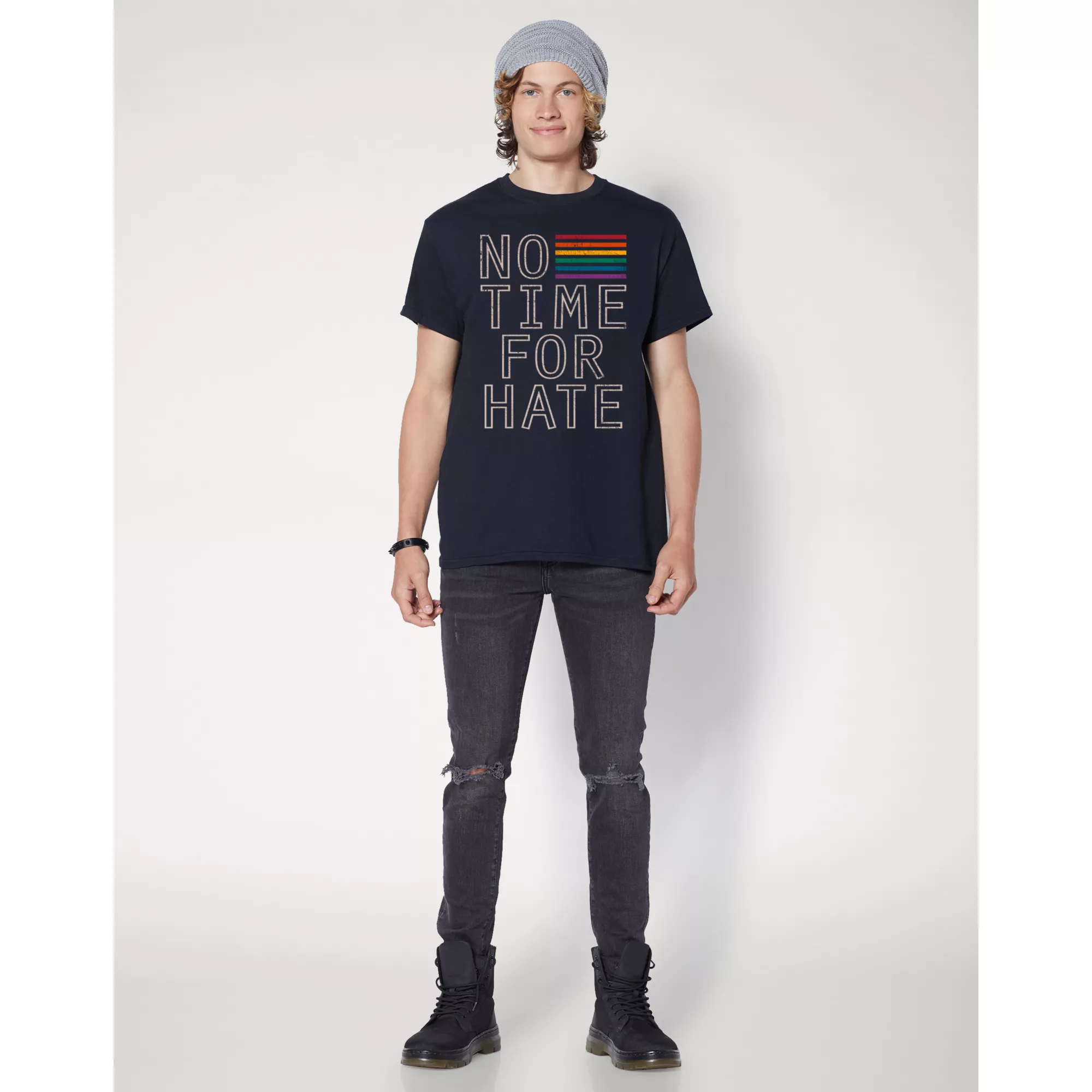No Time For Hate Pride T Shirt at Spencer's