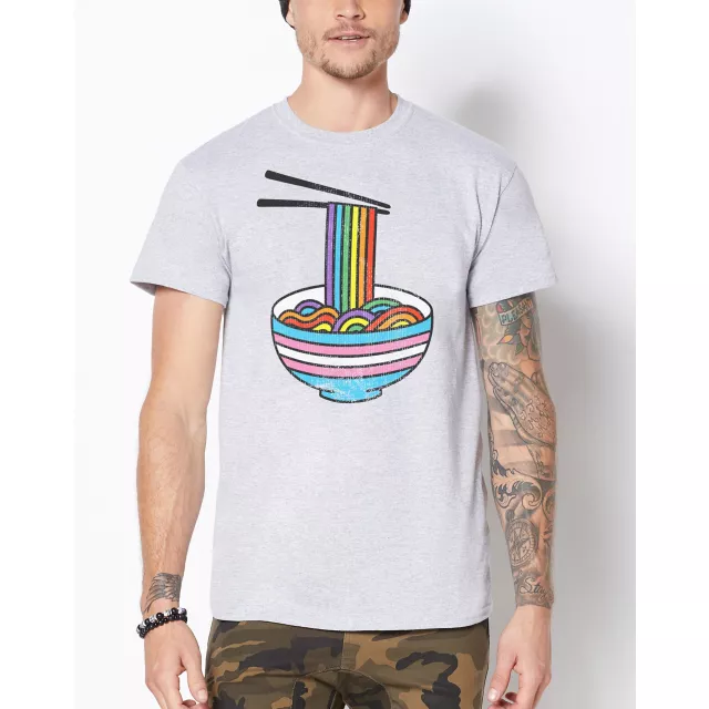 Rainbow Noodles Pride T Shirt at Spencer's