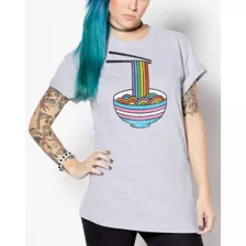 Rainbow Noodles Pride T Shirt at Spencer's