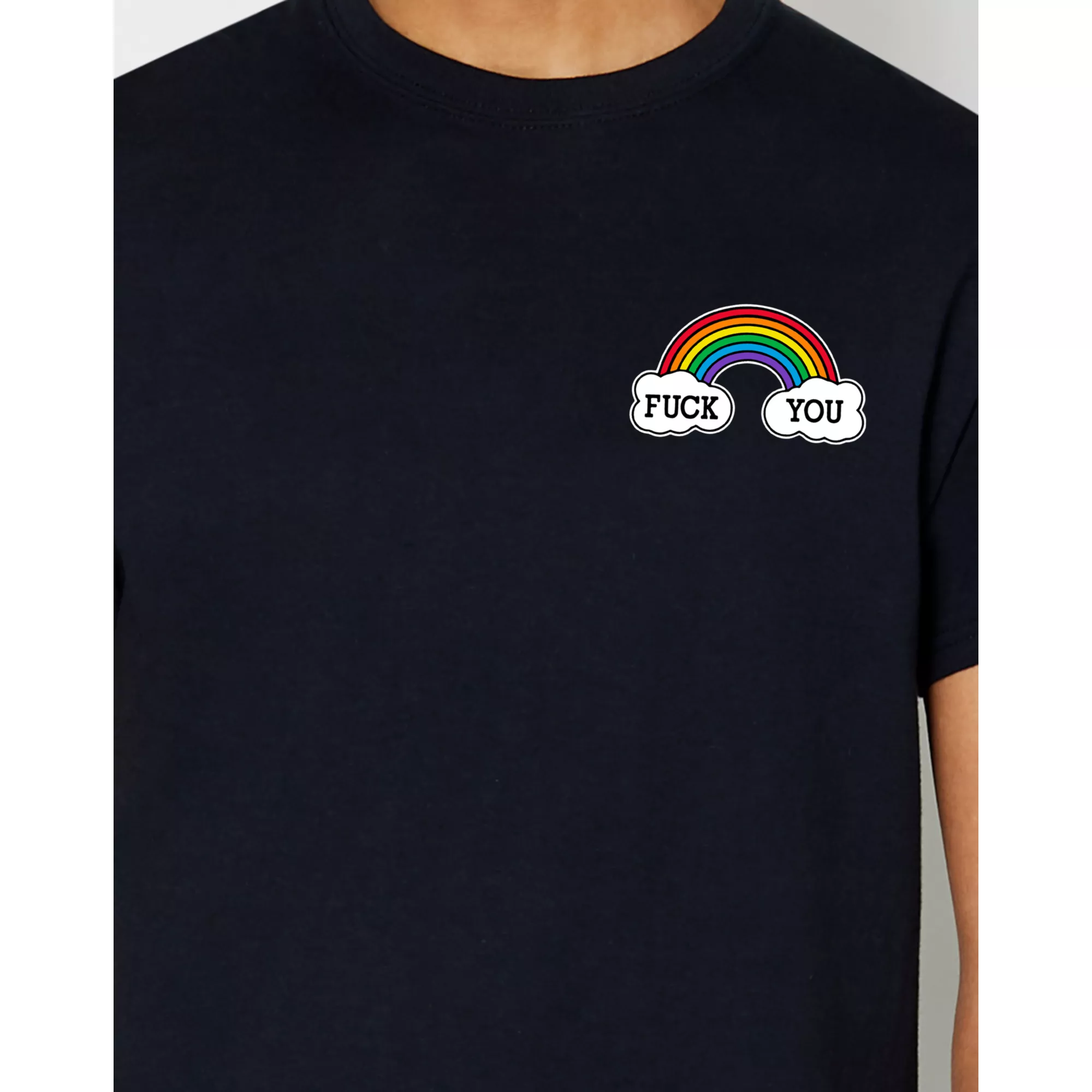Fuck You Rainbow Pride T Shirt at Spencer's