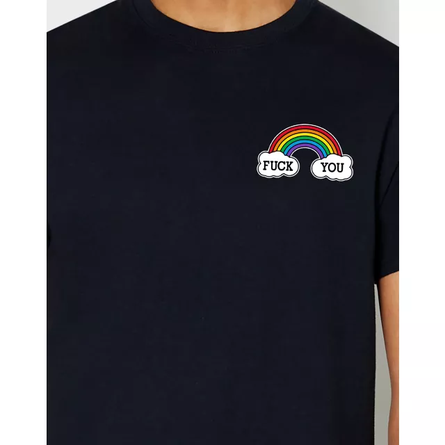 Fuck You Rainbow Pride T Shirt at Spencer's