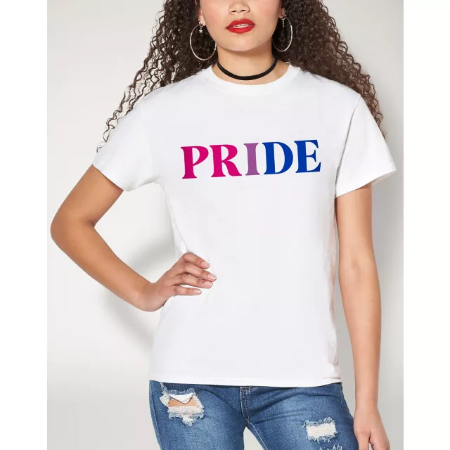Bisexual Pride T Shirt at Spencer's