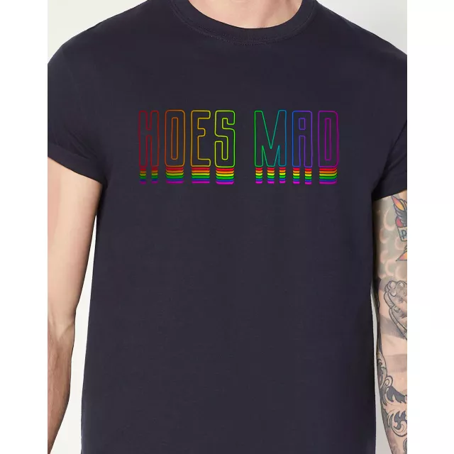 Rainbow Hoes Mad Pride T Shirt at Spencer's