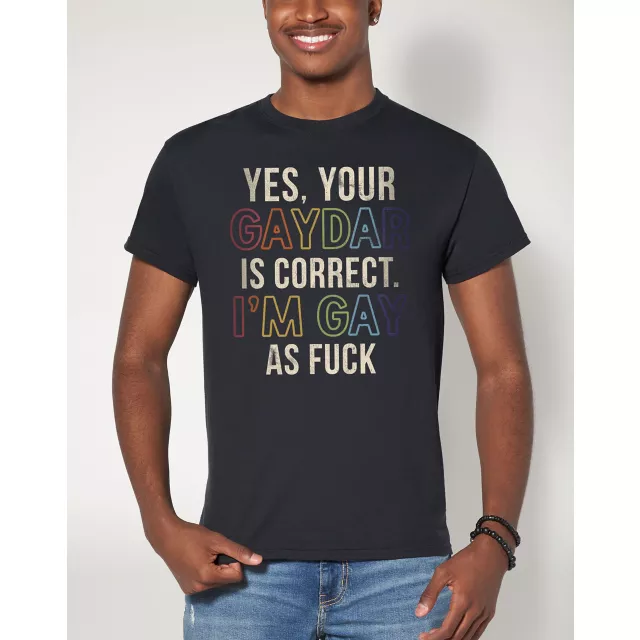 Rainbow Pride Gaydar is Correct T Shirt at Spencer's