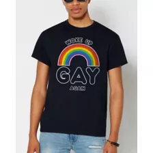 Woke Up Gay Again Pride T Shirt at Spencer's