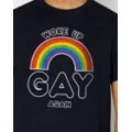 Woke Up Gay Again Pride T Shirt at Spencer's