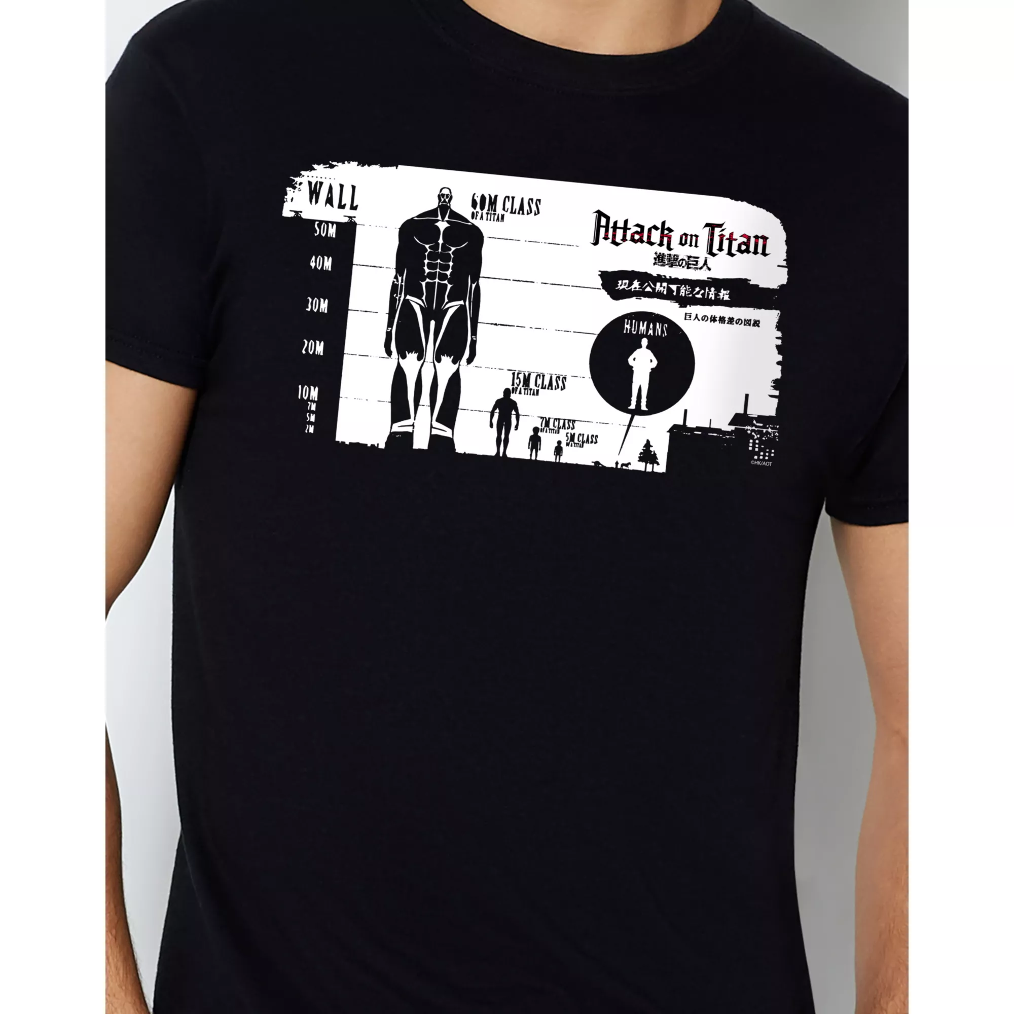 Height T Shirt - Attack on Titan at Spencer's