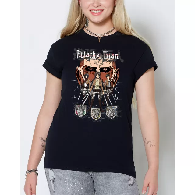 In Shadows T Shirt - Attack on Titan at Spencer's