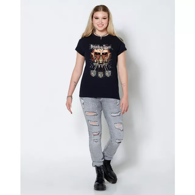 In Shadows T Shirt - Attack on Titan at Spencer's