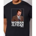 Woman of the Year Ron Swanson T Shirt - Parks and Recreation at Spencer's