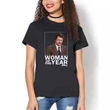 Woman of the Year Ron Swanson T Shirt - Parks and Recreation at Spencer's