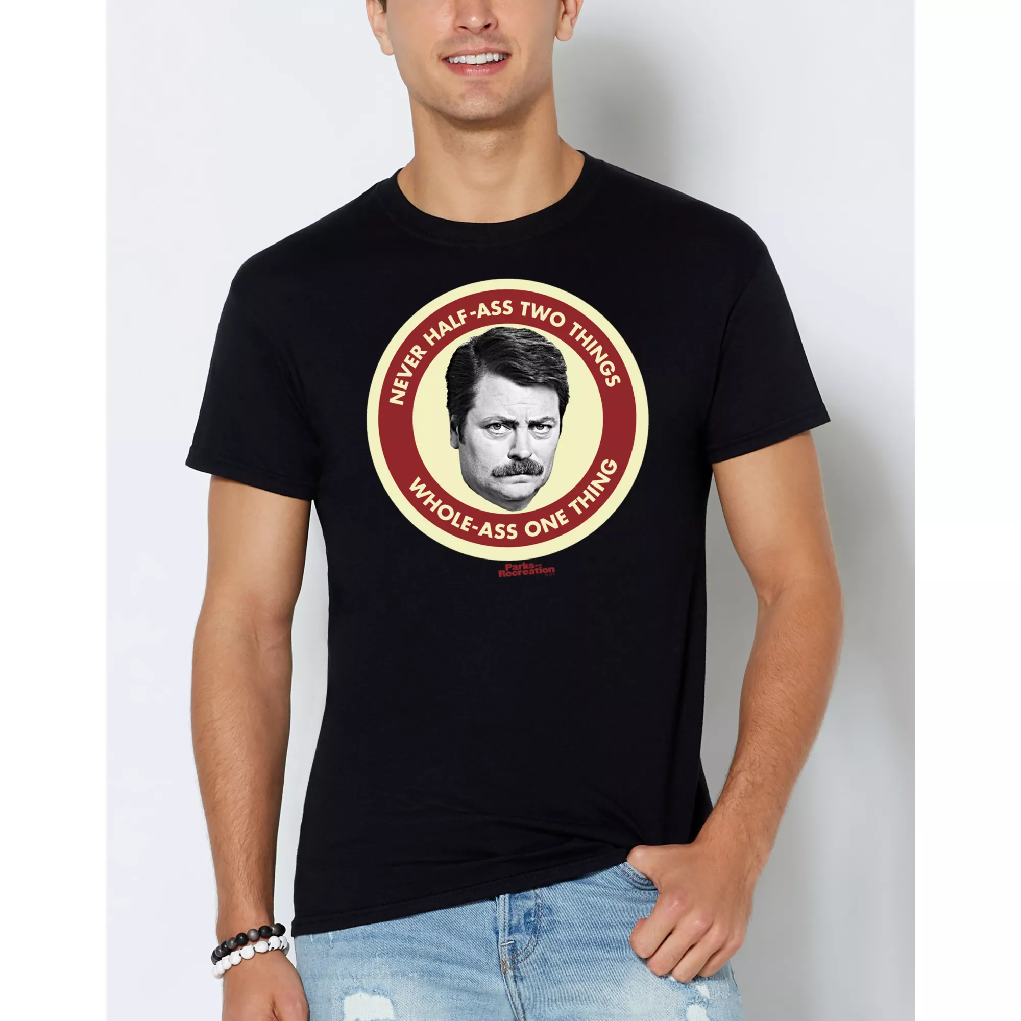 Whole-Ass One Thing Ron Swanson T Shirt - Parks and Recreation at Spencer's