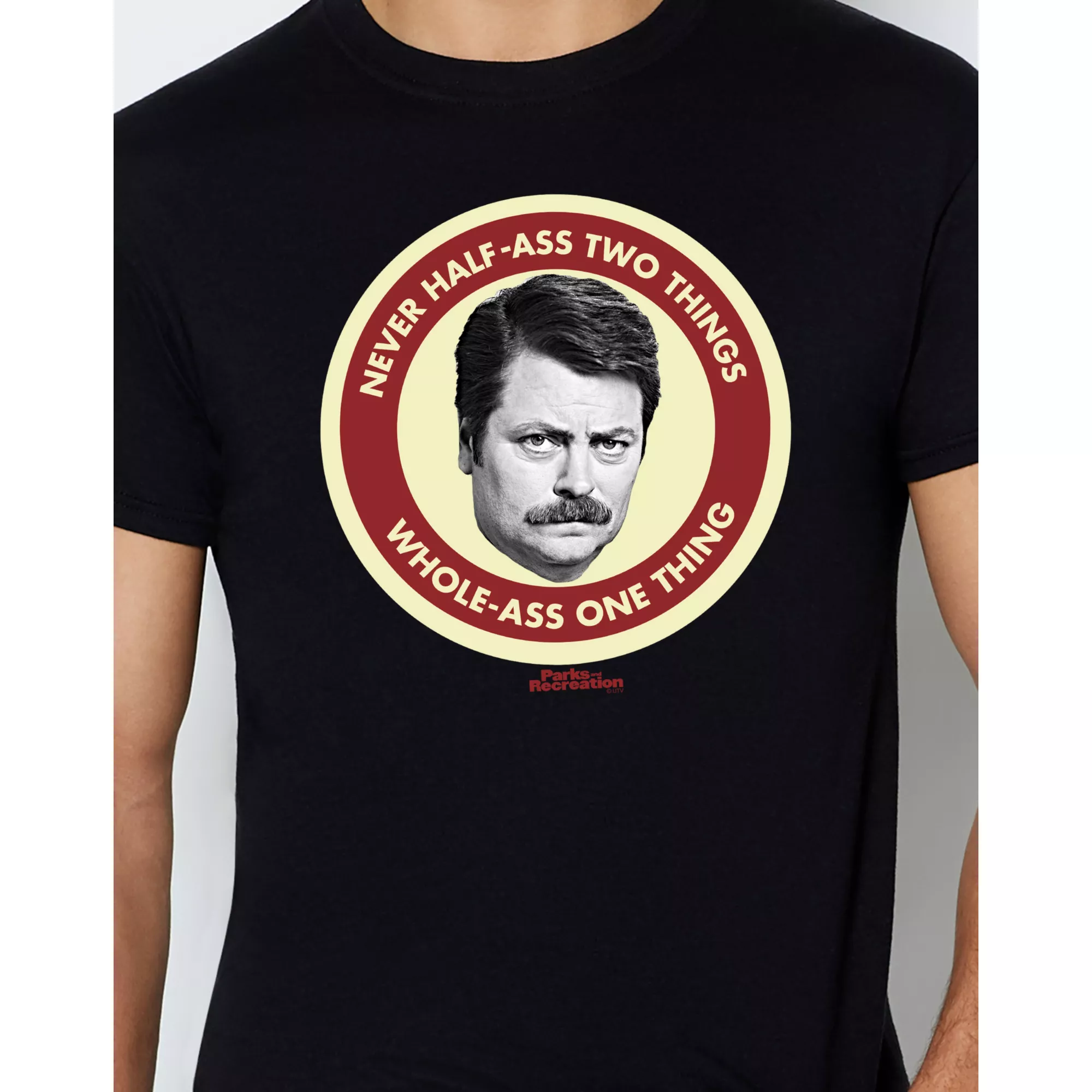 Whole-Ass One Thing Ron Swanson T Shirt - Parks and Recreation at Spencer's