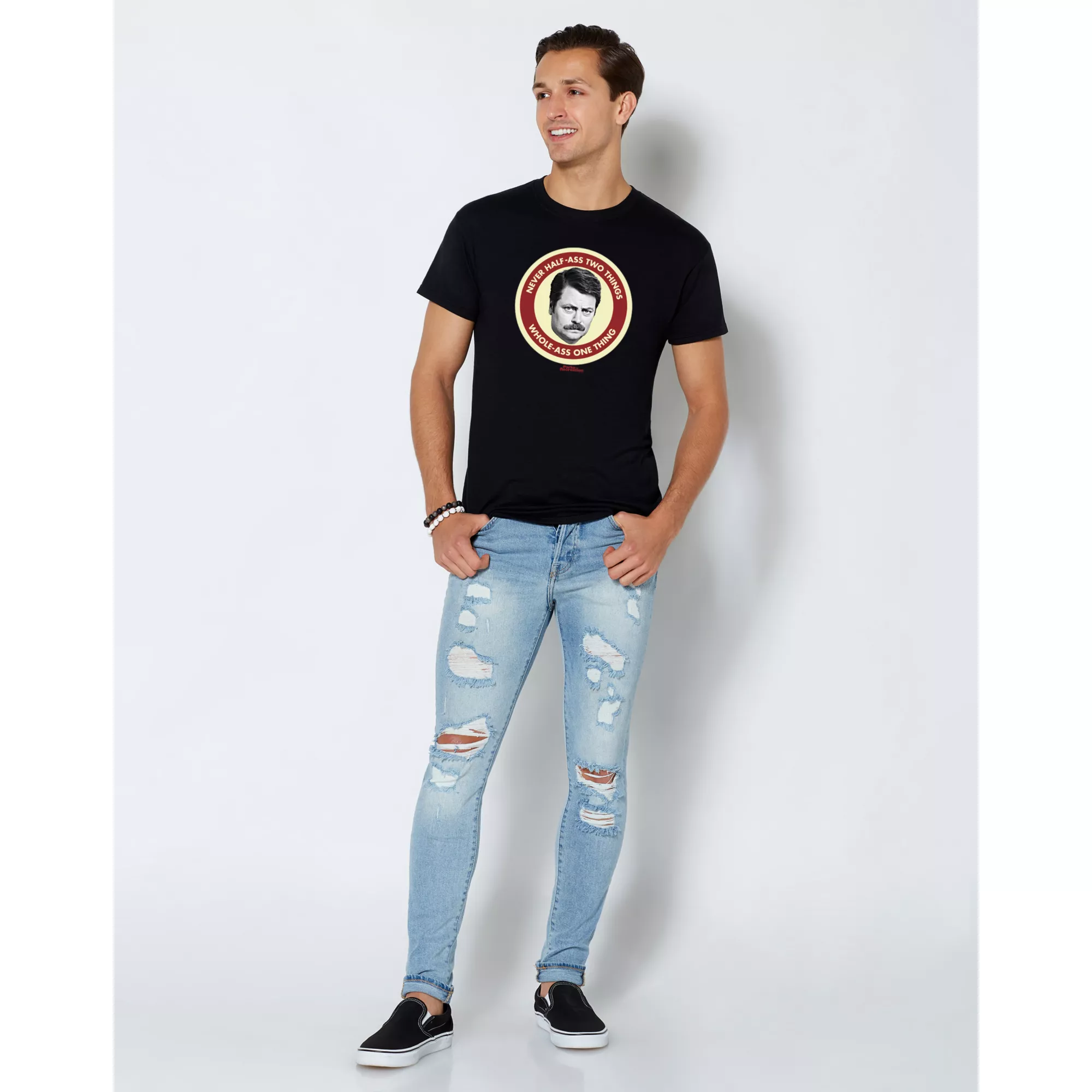 Whole-Ass One Thing Ron Swanson T Shirt - Parks and Recreation at Spencer's
