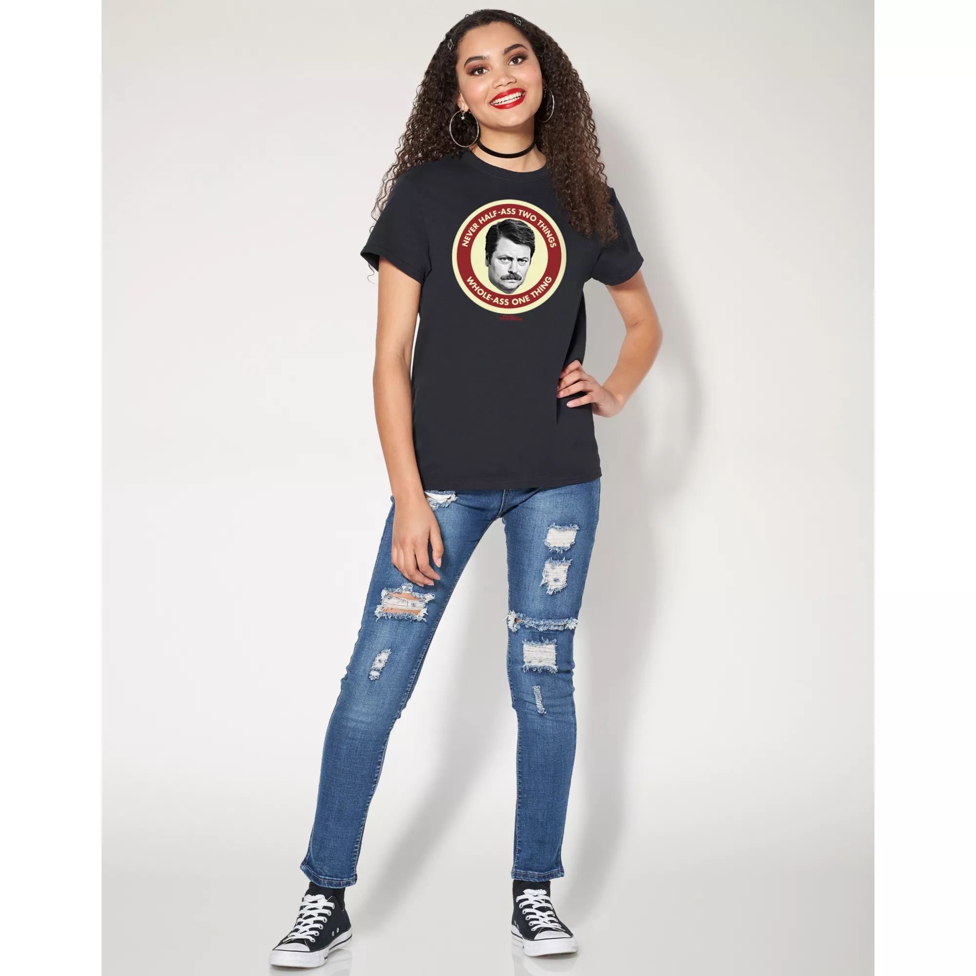Whole-Ass One Thing Ron Swanson T Shirt - Parks and Recreation at Spencer's