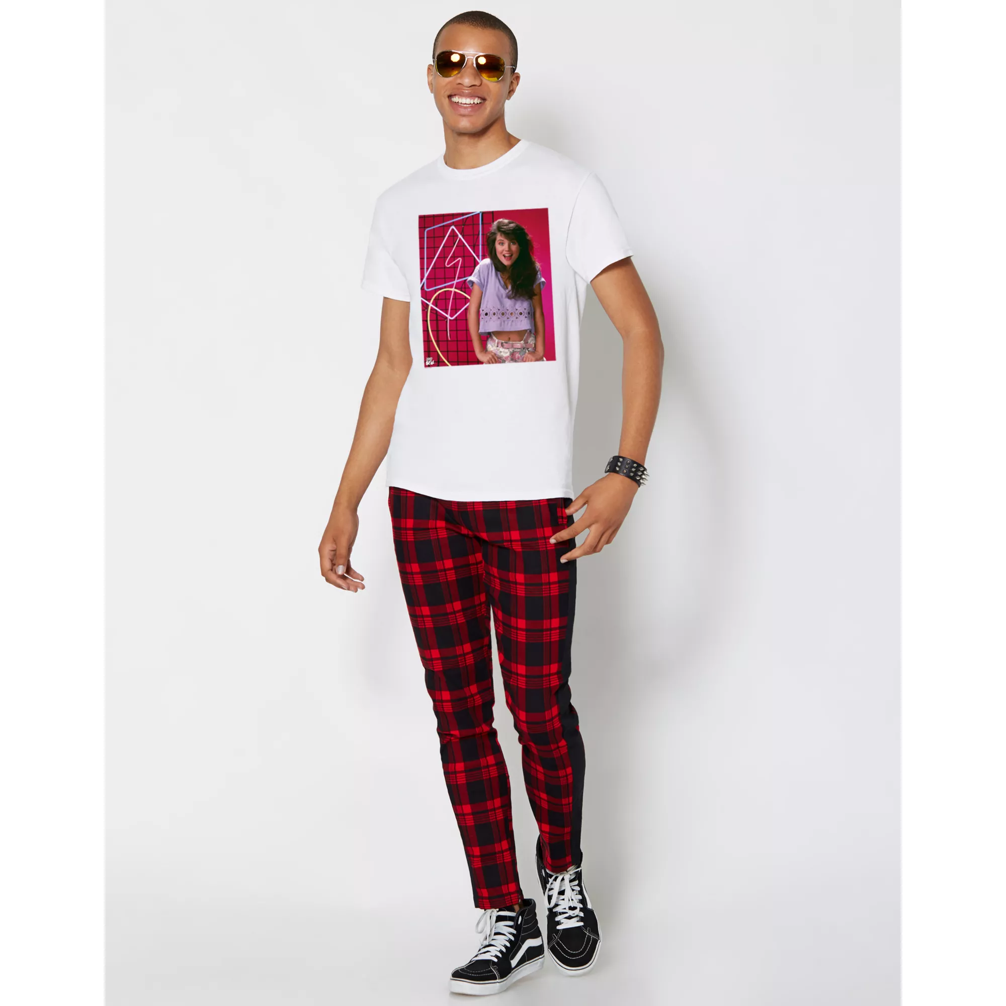 Neon Lights Kelly Kapowski T Shirt - Saved by the Bell at Spencer's