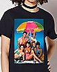 Group Beach Saved By the Bell T Shirt