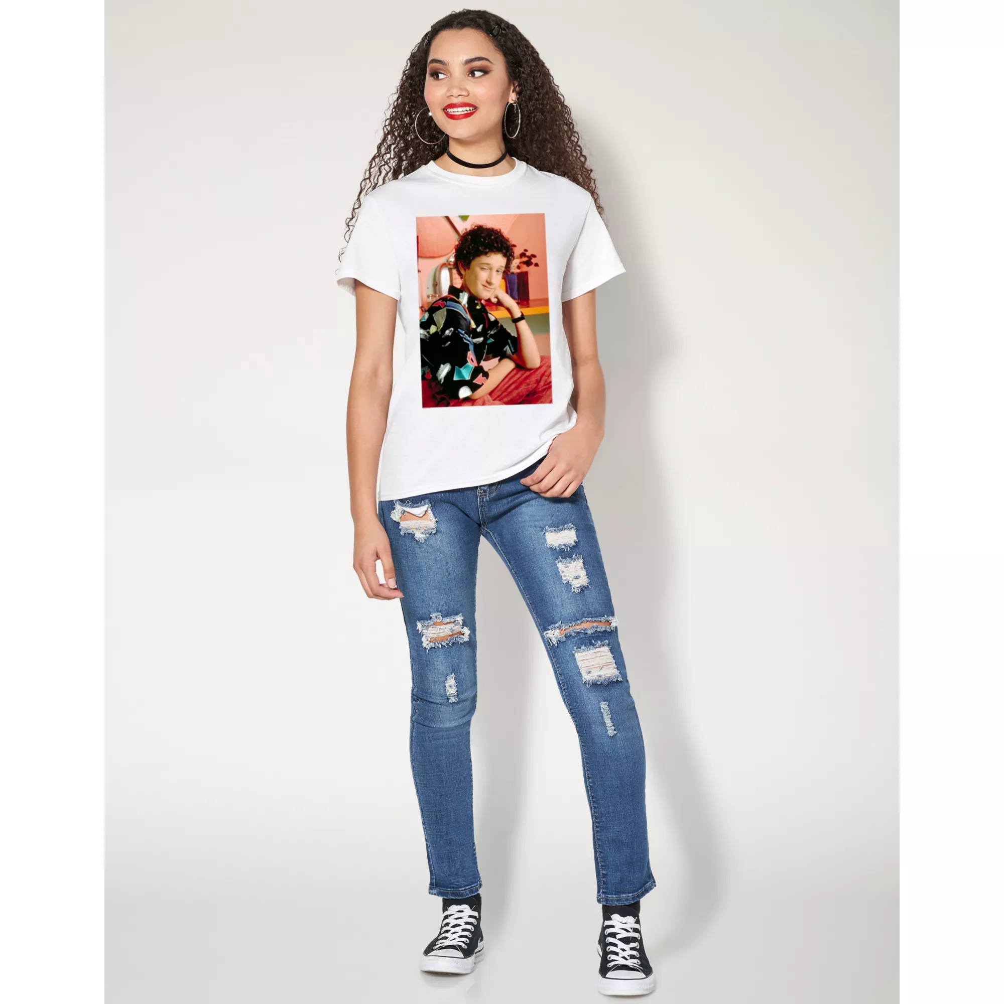 Wink Screech T Shirt - Saved by the Bell at Spencer's