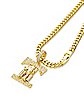 Death Row Records Logo Chain Necklace