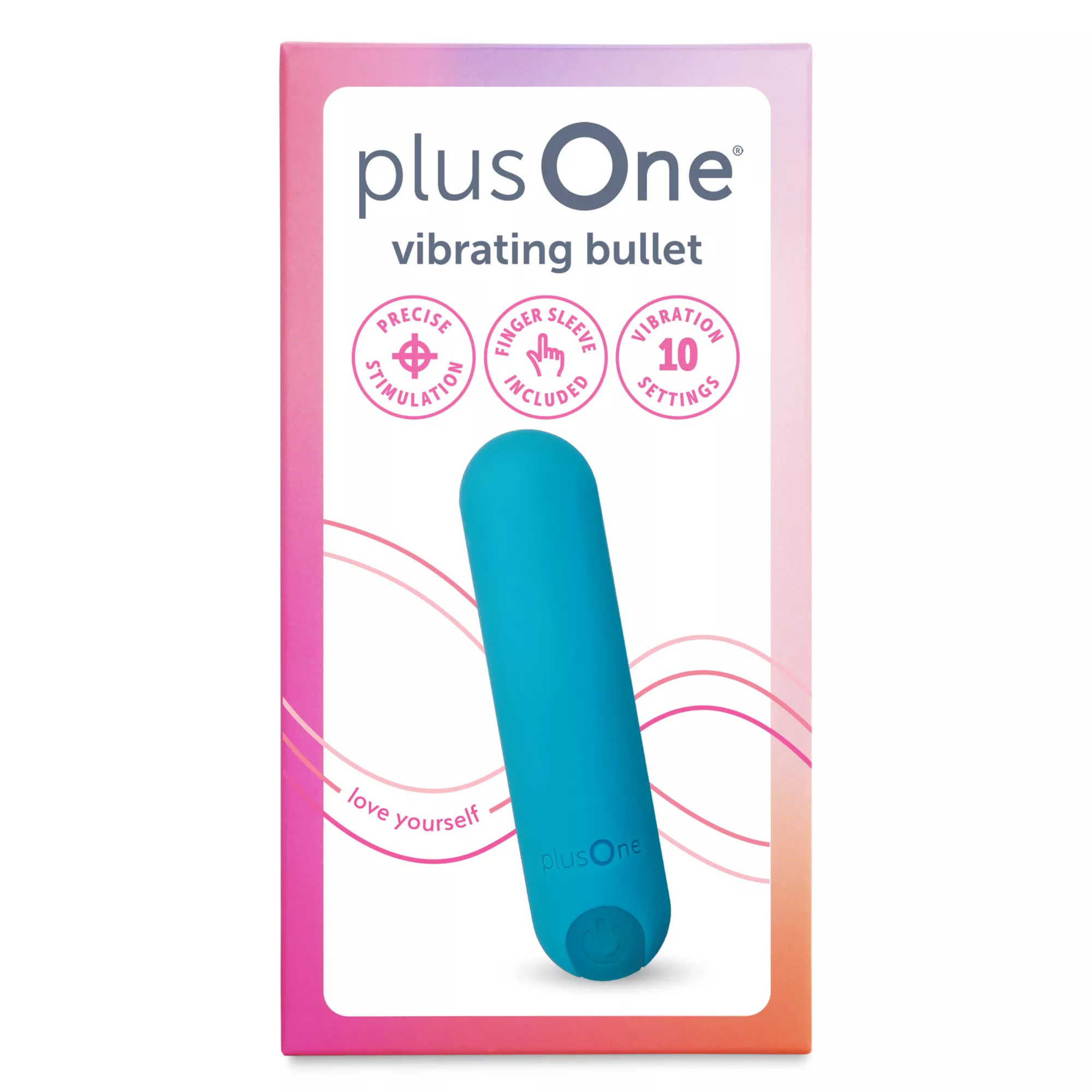 plusOne Vibrating Bullet Teal at Spencer's