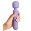plusOne Vibrating Wand Purple at Spencer's
