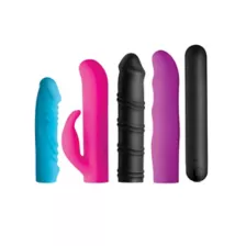 Multi-Speed Rechargeable Waterproof Bullet Vibrator and Sleeve Kit at Spencer's