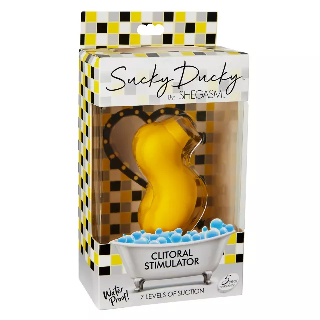 Sucky Ducky Multi-Function Waterproof Rechargeable Clitoral Stimulator - 3.4 Inch at Spencer's