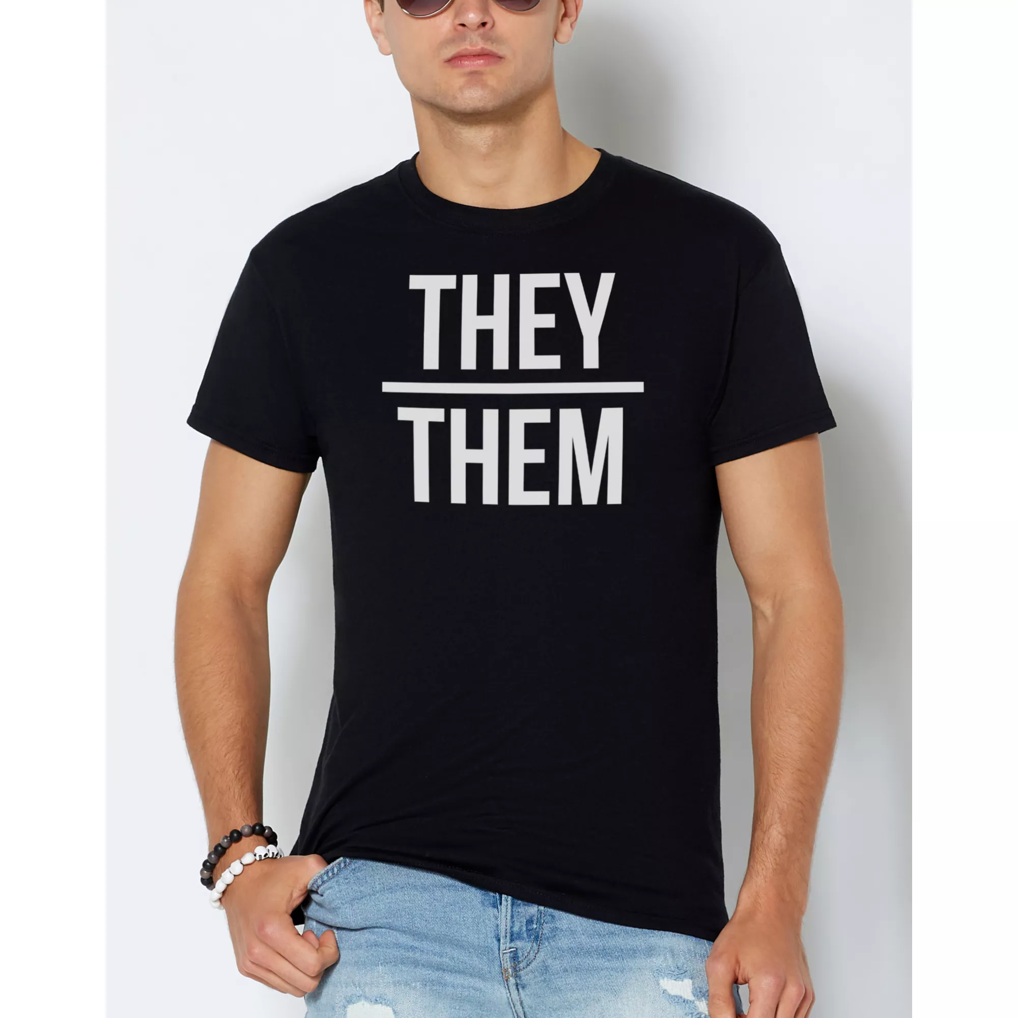 They Them Pronouns T Shirt at Spencer's
