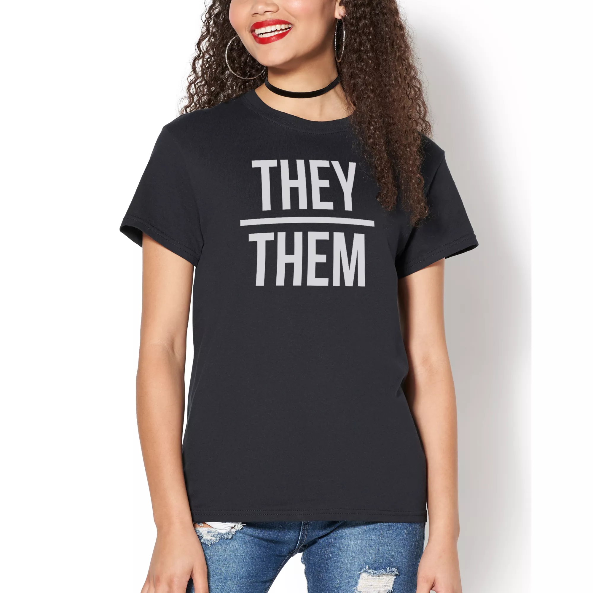 They Them Pronouns T Shirt at Spencer's