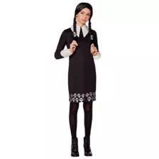 Kids Wednesday Addams Costume - The Addams Family 2 at Spirit Halloween