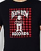 Plaid Death Row Records T Shirt