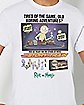 Retro Story Train T Shirt - Rick and Morty