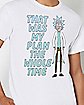 Rick's Plan T Shirt - Rick and Morty