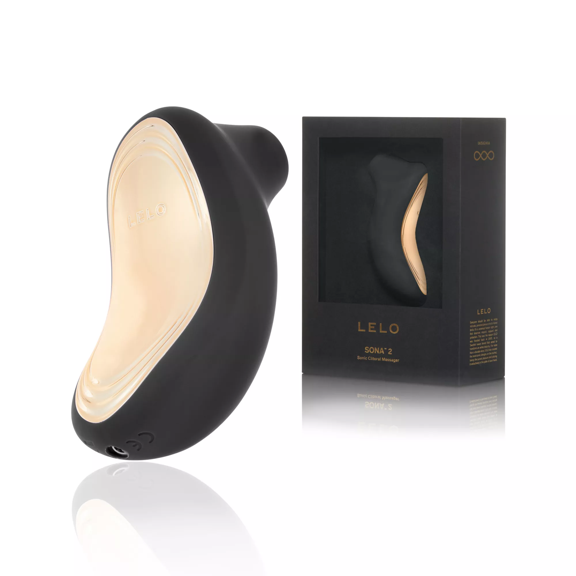 LELO Sona Vibrator Black at Spencer's