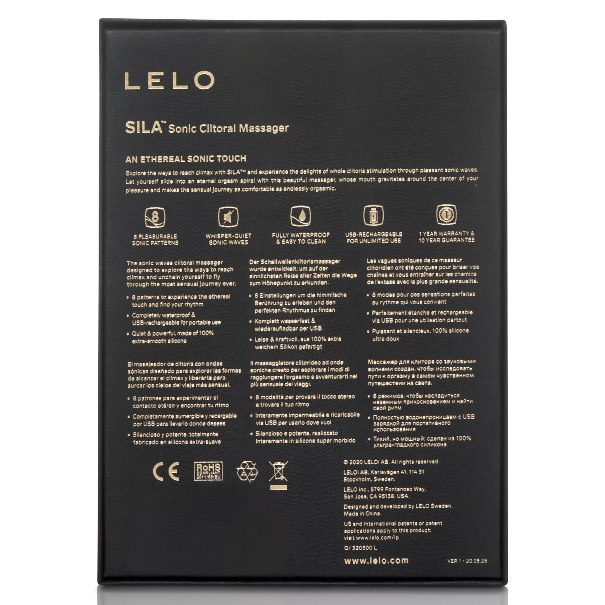 LELO Sila Clitoral Massager Lilac at Spencer's