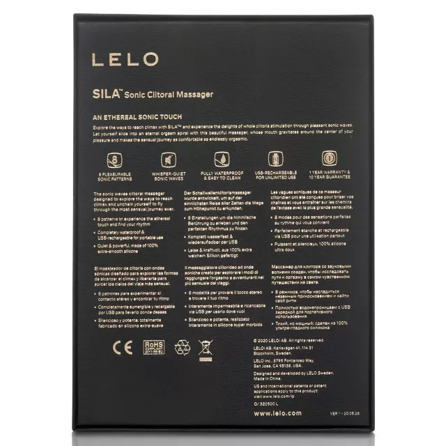 LELO Sila Clitoral Massager Lilac at Spencer's