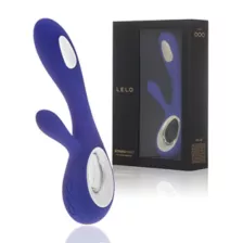 LELO Soraya Wave Rabbit Massager Midnight Blue at Spencer's