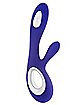 Soraya Wave 8-Function Rechargeable Rabbit Massager 8.58 Inch Blue - Lelo