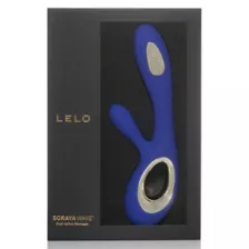 LELO Soraya Wave Rabbit Massager Midnight Blue at Spencer's