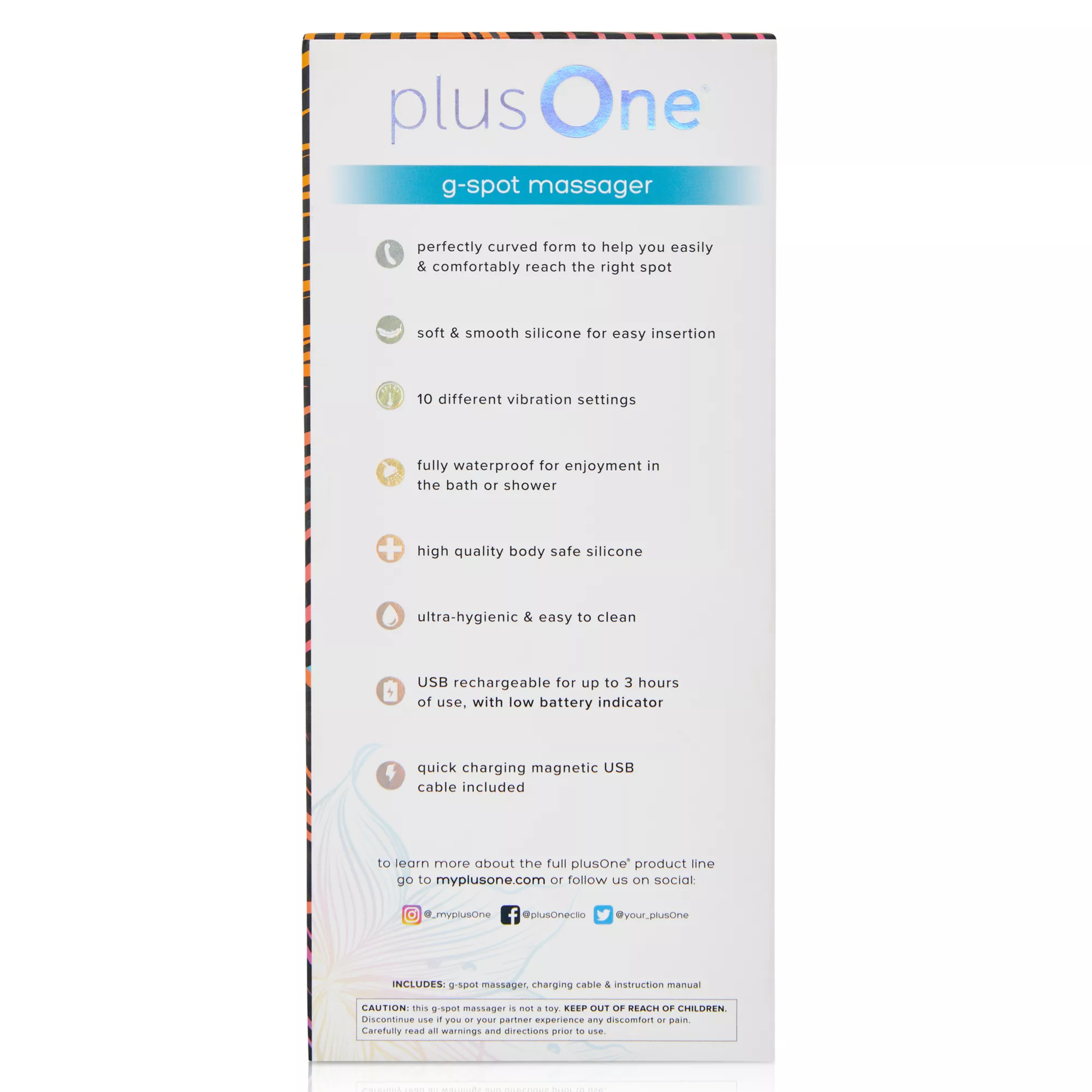 plusOne G-Spot Massager at Spencer's