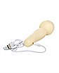 15-Function Rechargeable Waterproof Weed Leaf Wand Massager - 8.1 Inch