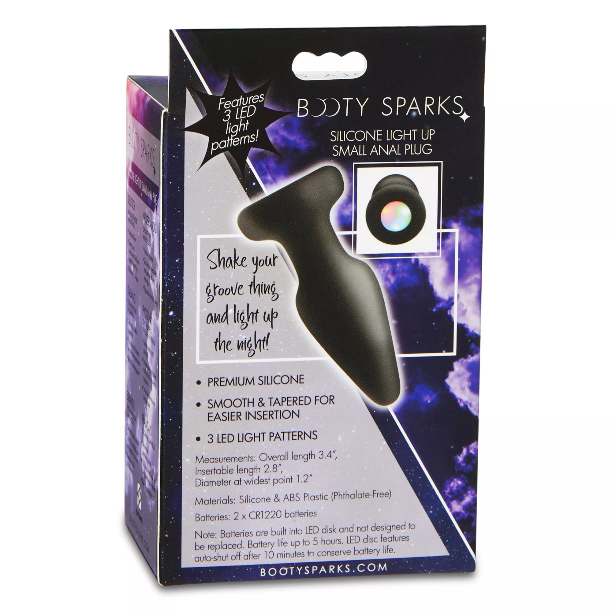 Light-Up Butt Plug - 3.4 Inch at Spencer's